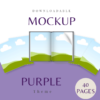 40 Purple Mockup Templates