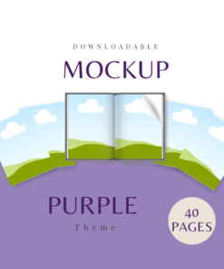 40 Purple Mockup Templates