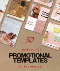 50 Ecom Promotions Canva Templates for Facebook Ads